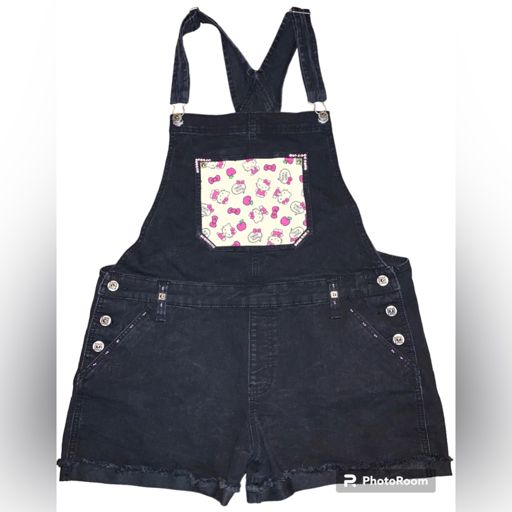 Hello Kitty Overall Shorts